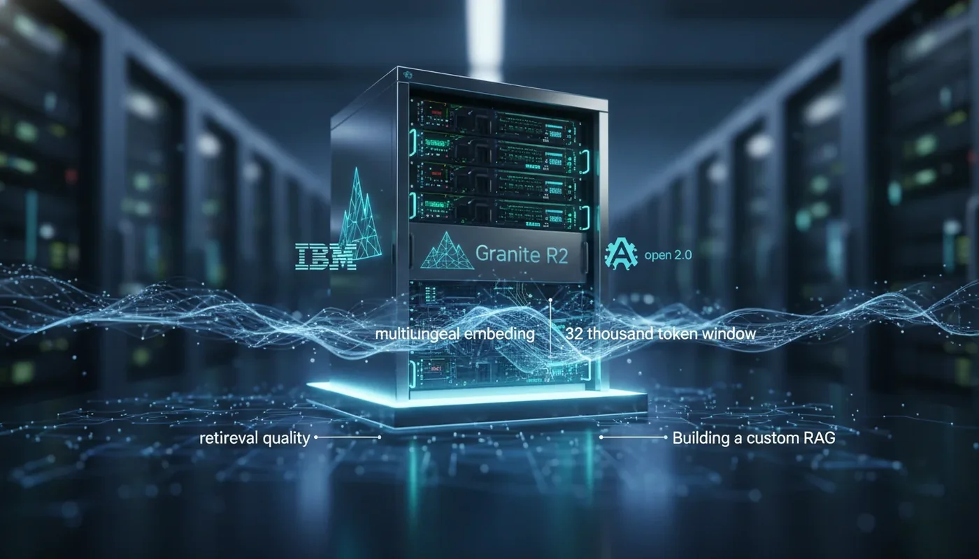 IBM vydal Granite Embedding Multilingual R2, otevřený model s nejlepší retrieval kvalitou pod sto miliony parametrů