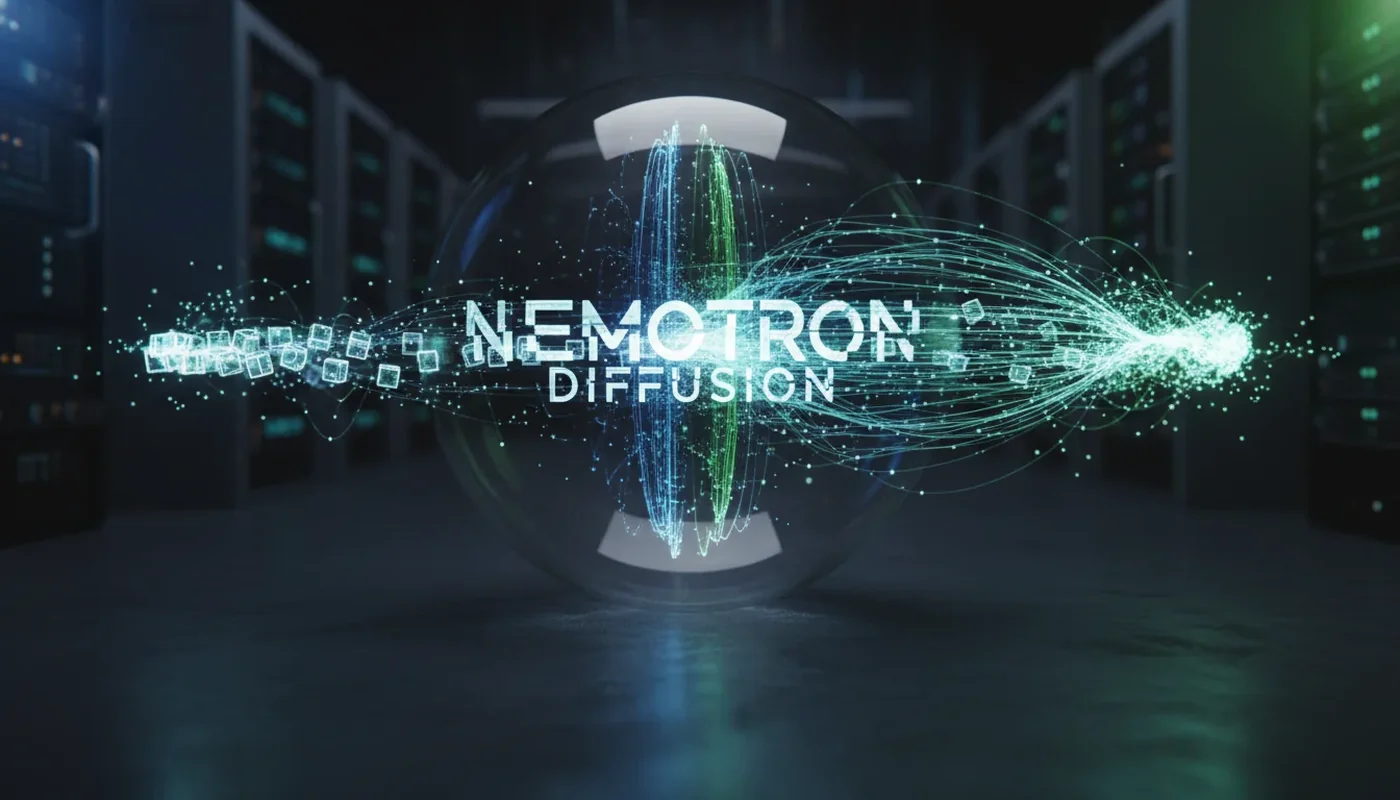 Nvidia představila Nemotron Diffusion, generuje text paralelně místo token po tokenu
