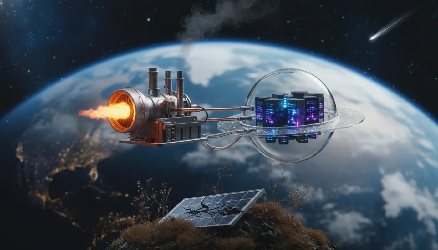 Musk opustil solární vizi, xAI sází na zemní plyn a SpaceX na datacentra na oběžné dráze