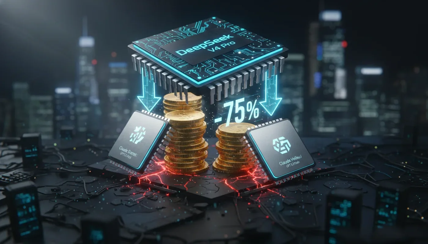 DeepSeek udělal 75% slevu V4 Pro trvalou, Silicon Valley pod cenovým tlakem