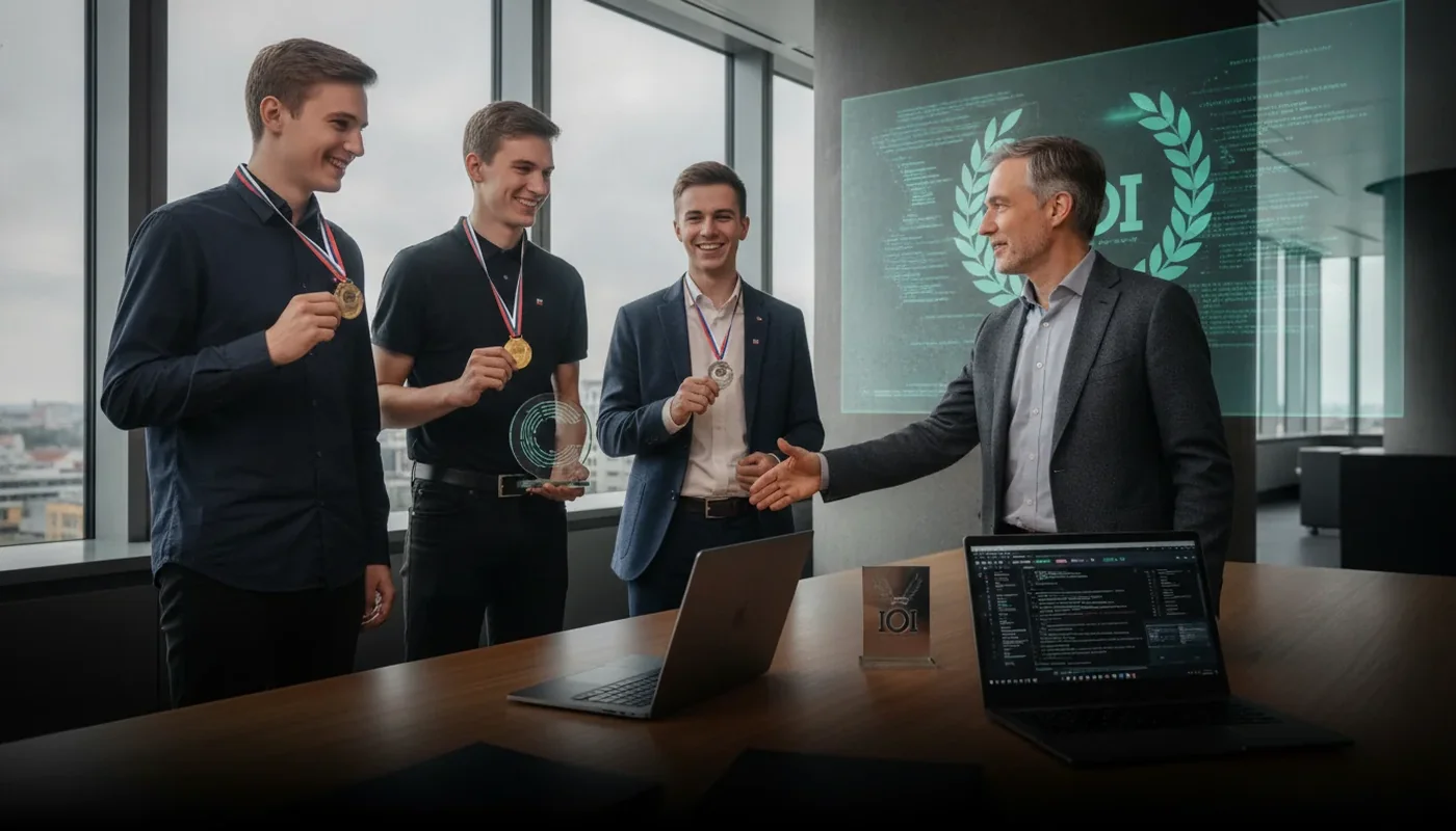 Čeští studenti uspěli na IT olympiádě a setkali se s šéfem OpenAI