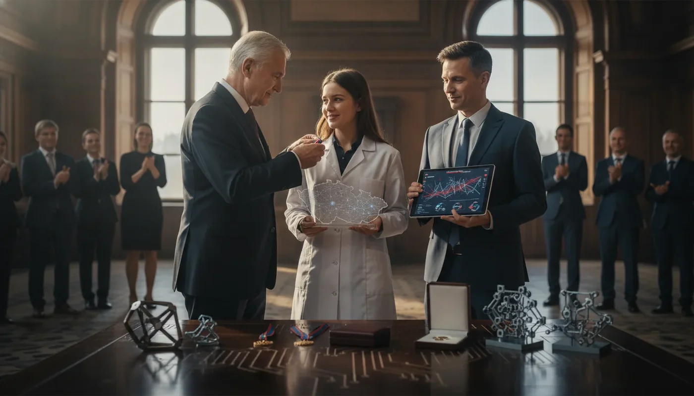 Prezident ocenil osobnosti z oblasti AI, vědy a boje s dezinformacemi